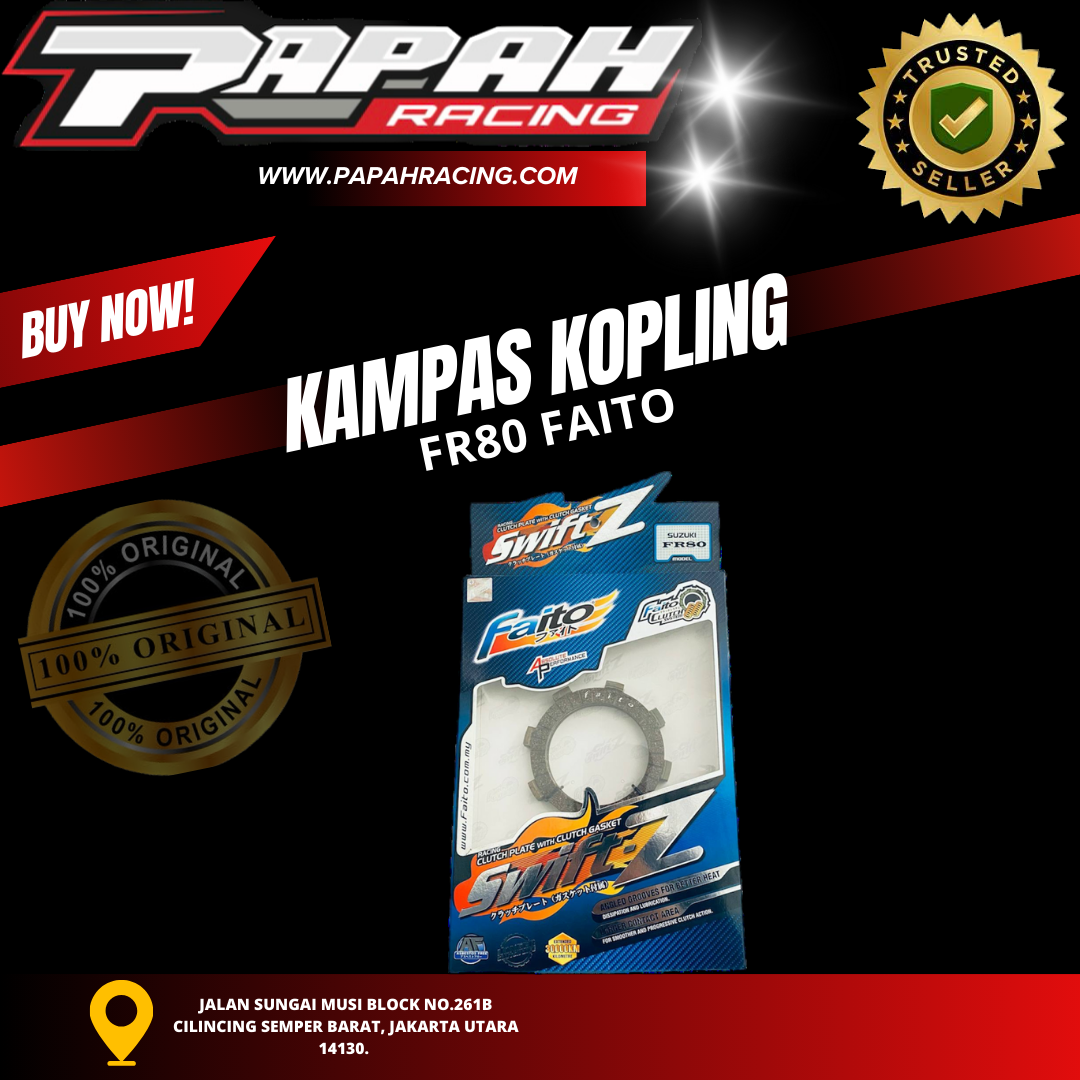 KAMPAS KOPLING FAITO FR80